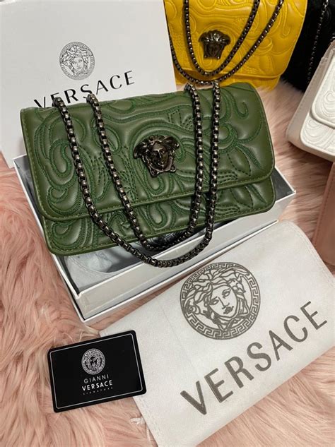 gianni versace vintage bag|vintage Versace shoulder bag.